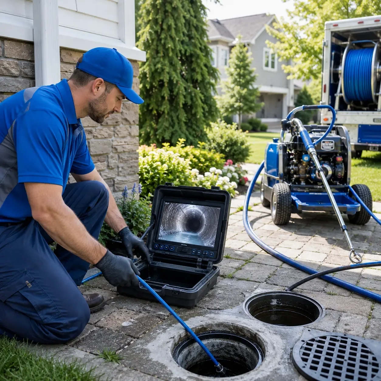 Outdoor drain cleaning professionals serving Waterford Works, NJ